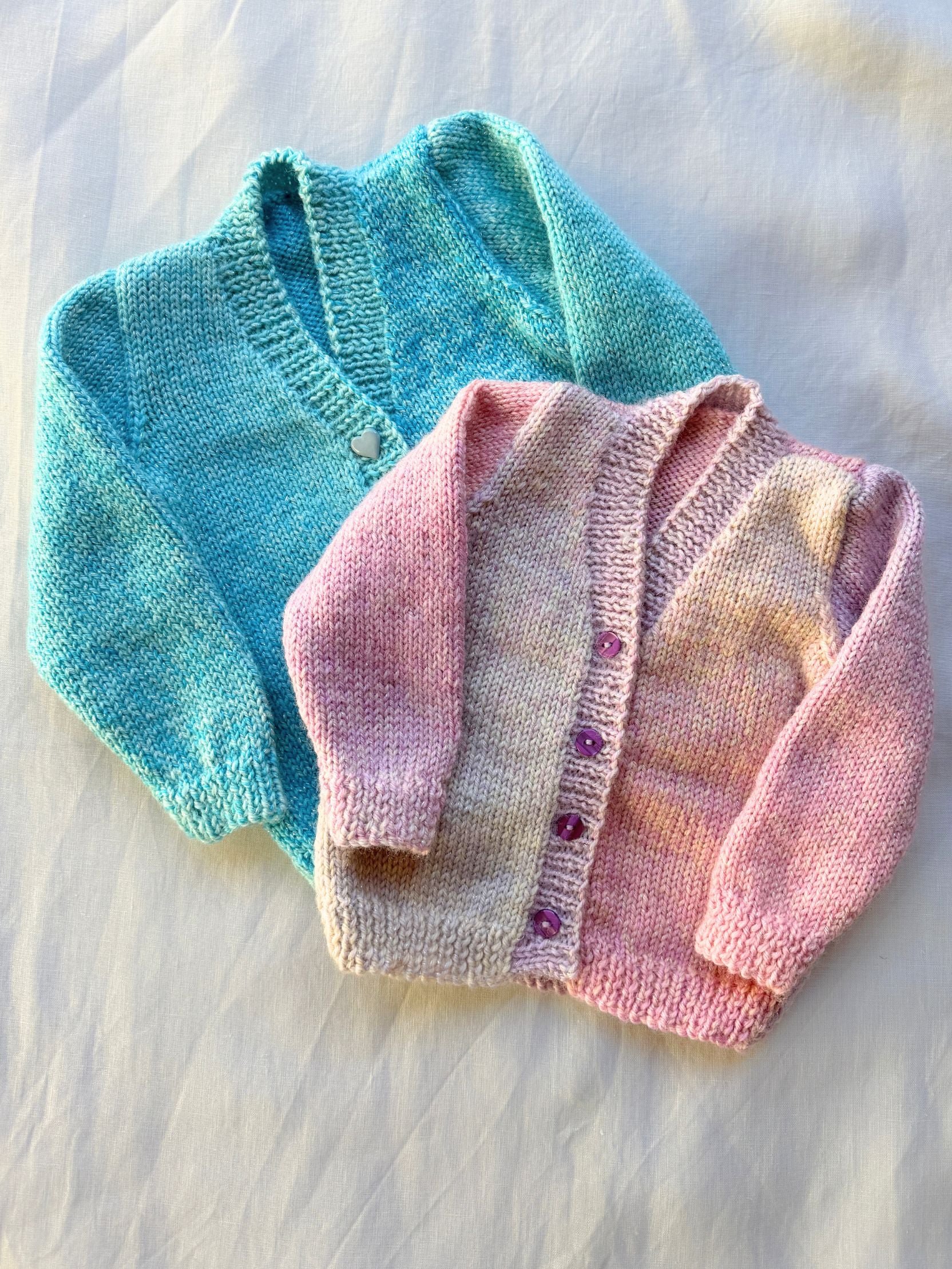 PT 8628 Baby V- Neck Cardigan - Knitting Pattern