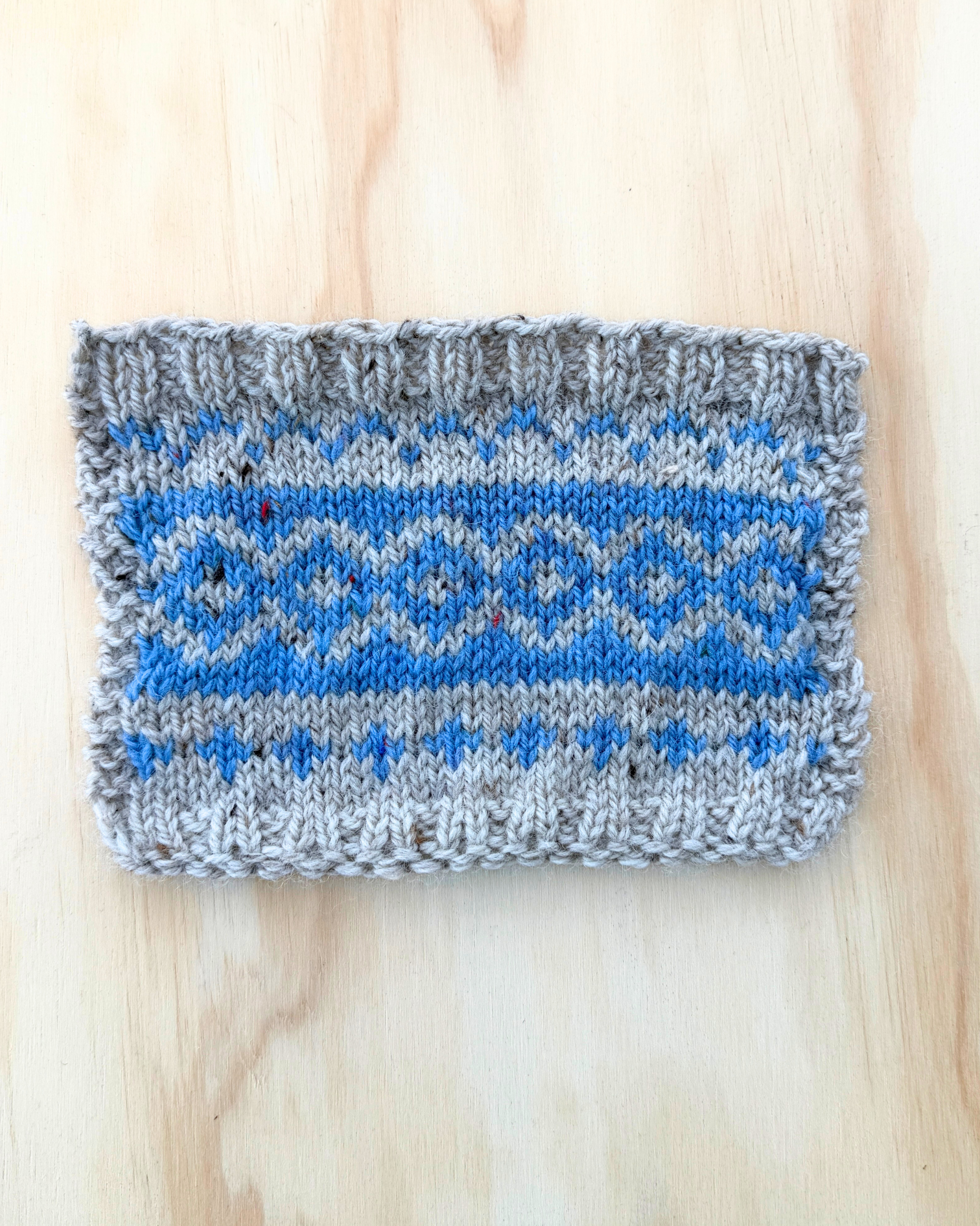 The Trio Colourwork Beanie - Knitting Pattern | PT 8738
