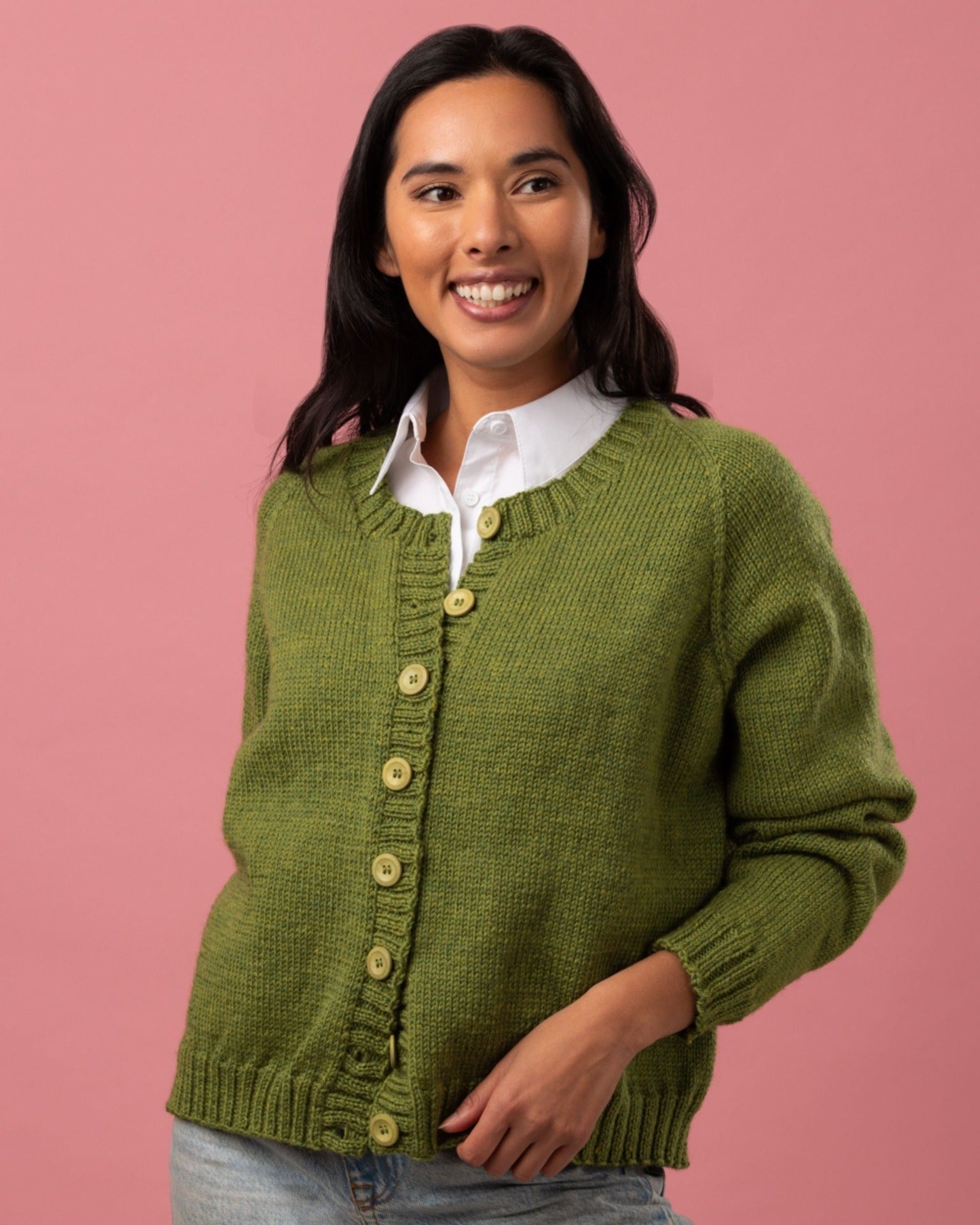 The Beatrice Raglan Top-Down Cardigan | PT 8718 – Bendigo Woollen
