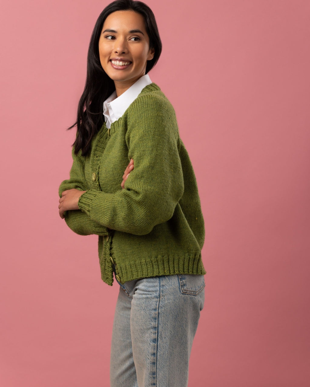 The Beatrice Raglan Top-Down Cardigan | PT 8718