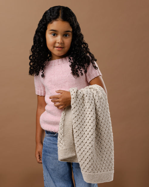 The Nurture Eyelet Blanket - Knitting Pattern | PT 8351
