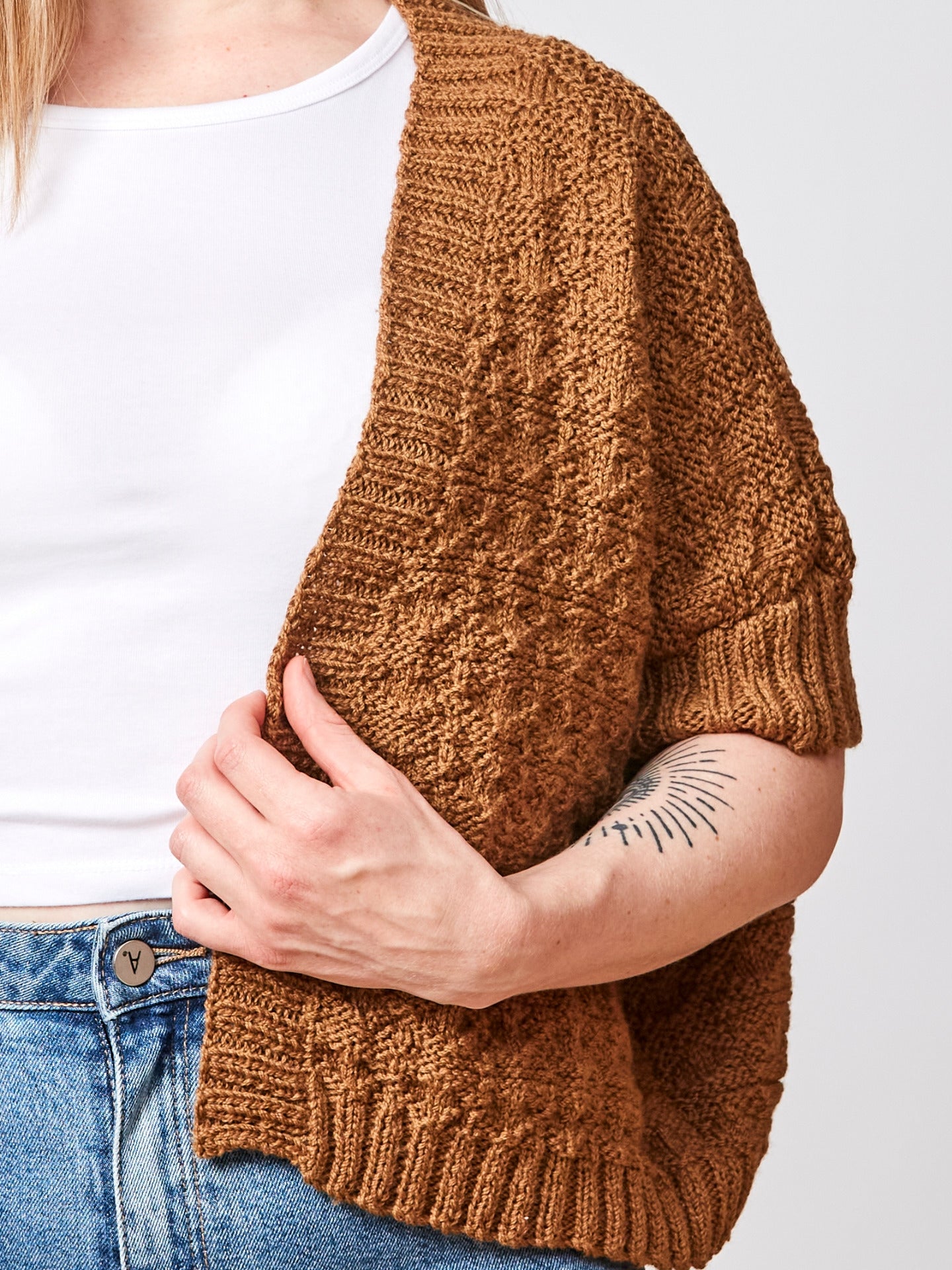 PT 8630 Women's Boxy Cardi - Knitting Pattern