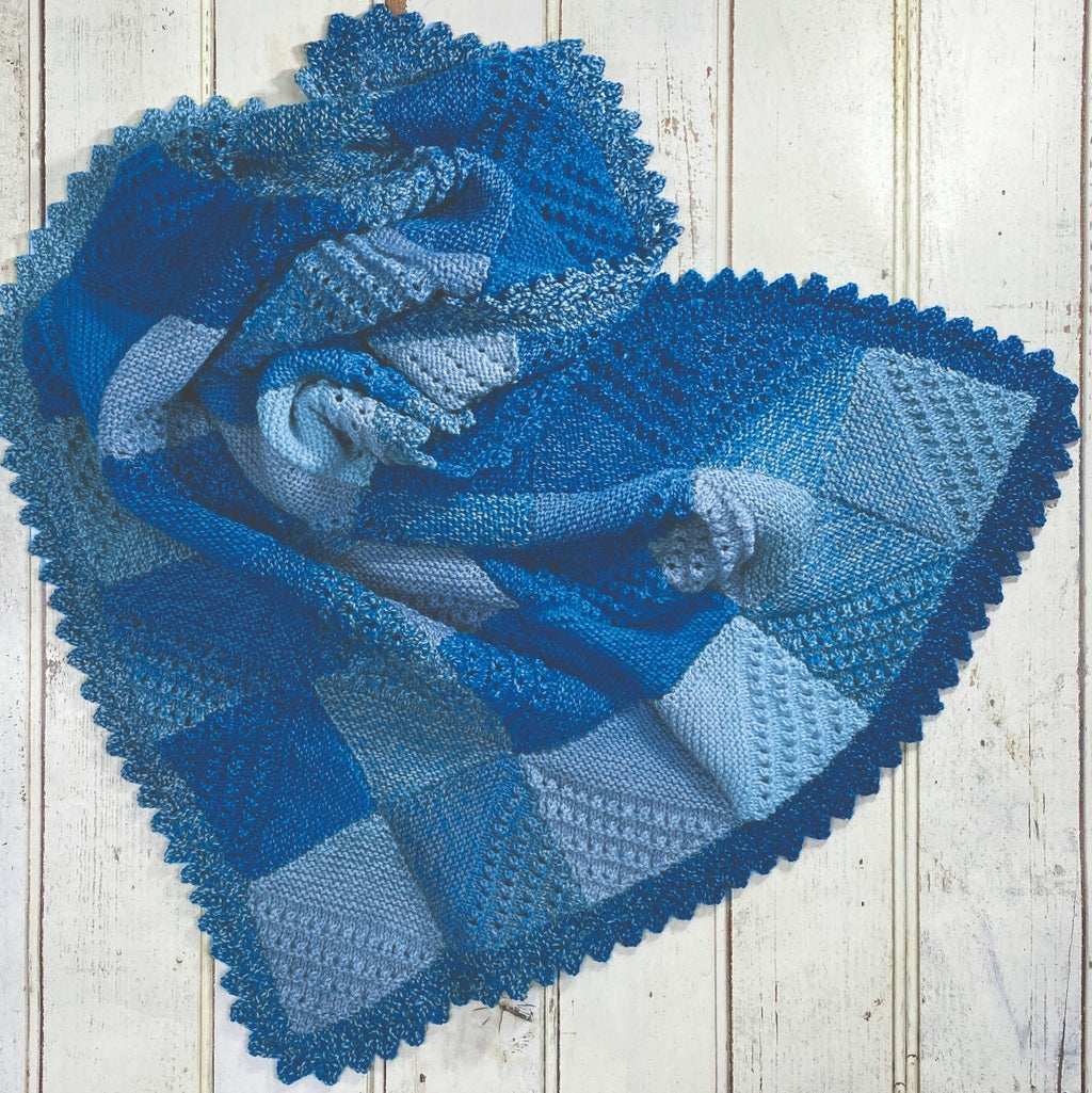 PT 8557 Gradient Blanket - Free Knitting Pattern