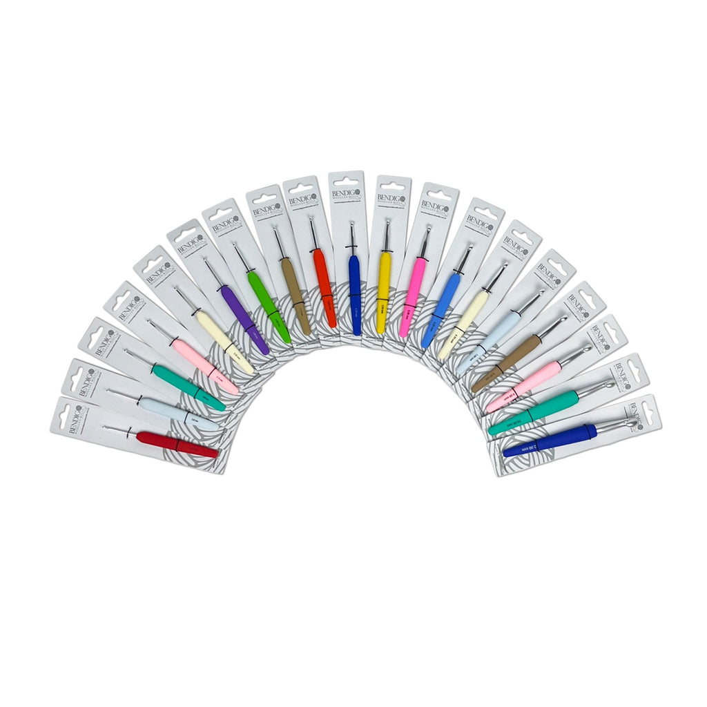 Crochet Hook with coloured handle