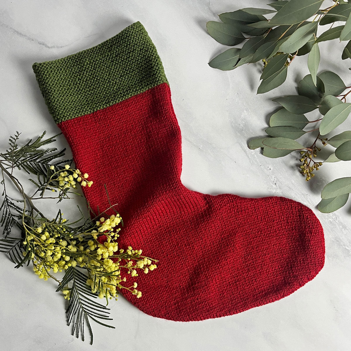 Christmas Stocking - Free Knitting Pattern