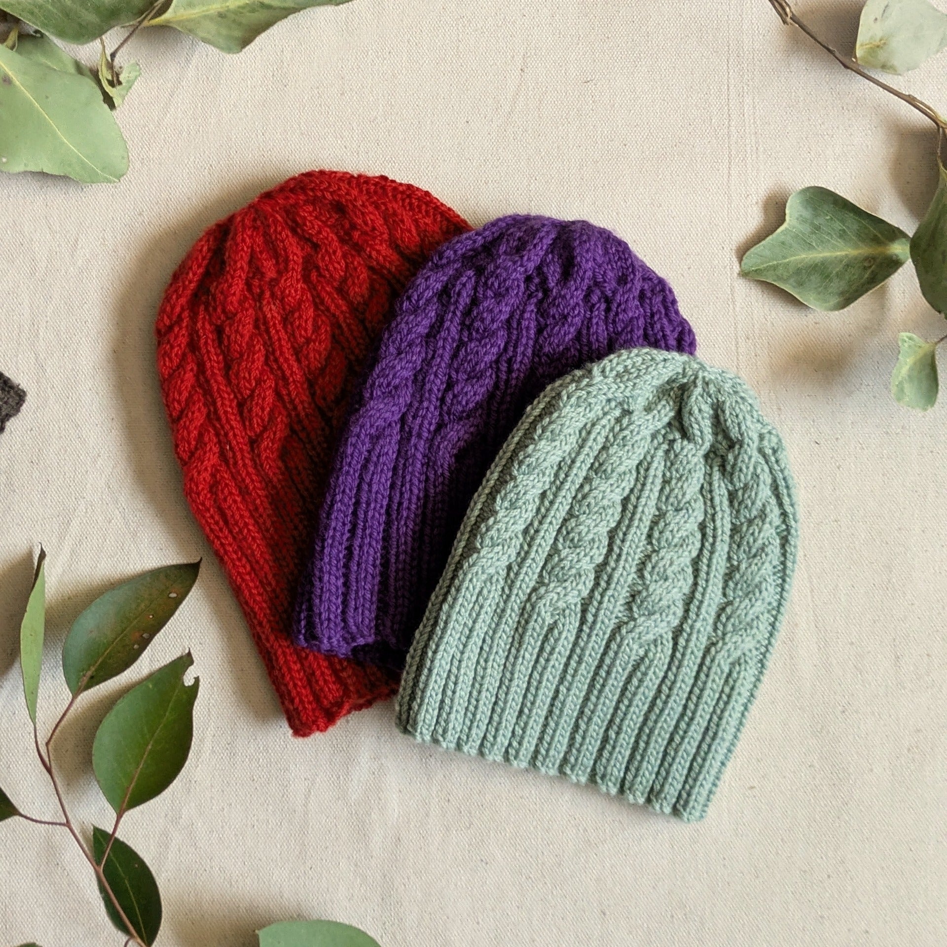 PT 8473 Cabled Beanie - Free Knitting Pattern