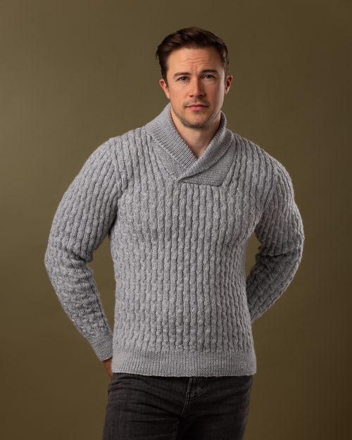The Callum Cabled Jumper - Men's Knitting Pattern | PT 8724