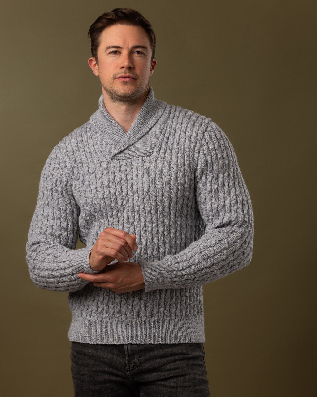 The Callum Cabled Jumper - Men's Knitting Pattern | PT 8724