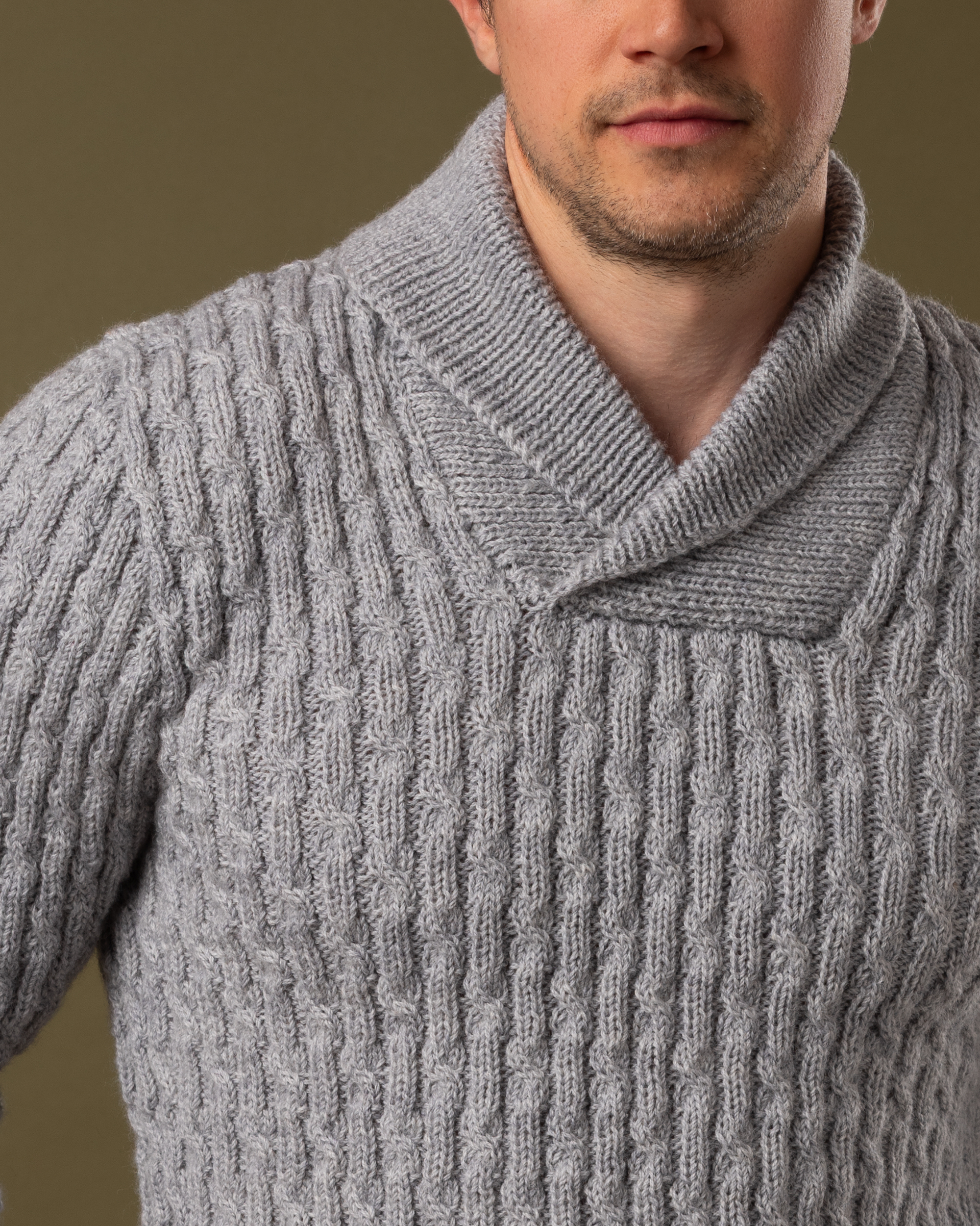 The Callum Cabled Jumper - Men's Knitting Pattern | PT 8724
