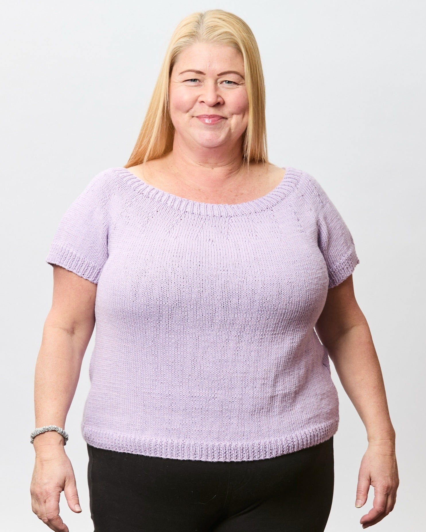 The Caroline Tee - Adult Knitting Pattern | PT 8678