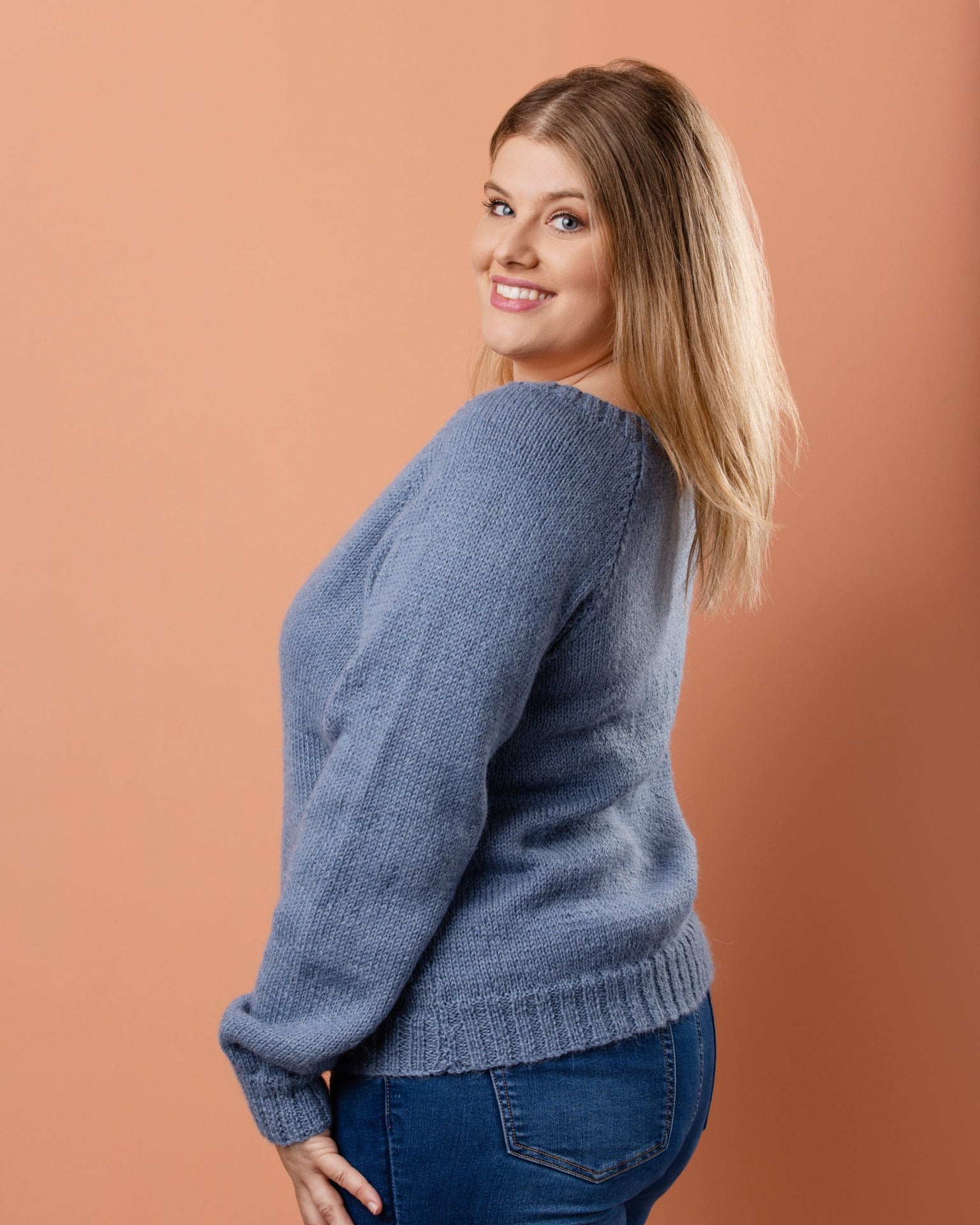 The Amelia V-Neck Jumper - Knitting Pattern | PT 8716