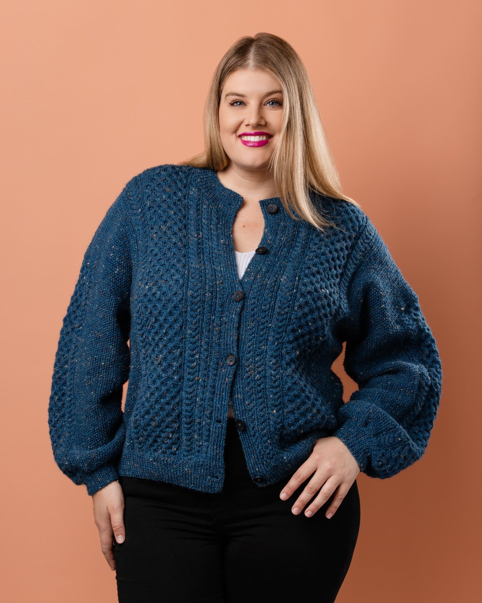 The Rose Cabled Cardigan - Womens Knitting Pattern | PT 8709