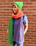 The Charlie Check Stitch Scarf & Beanie | PT 8742