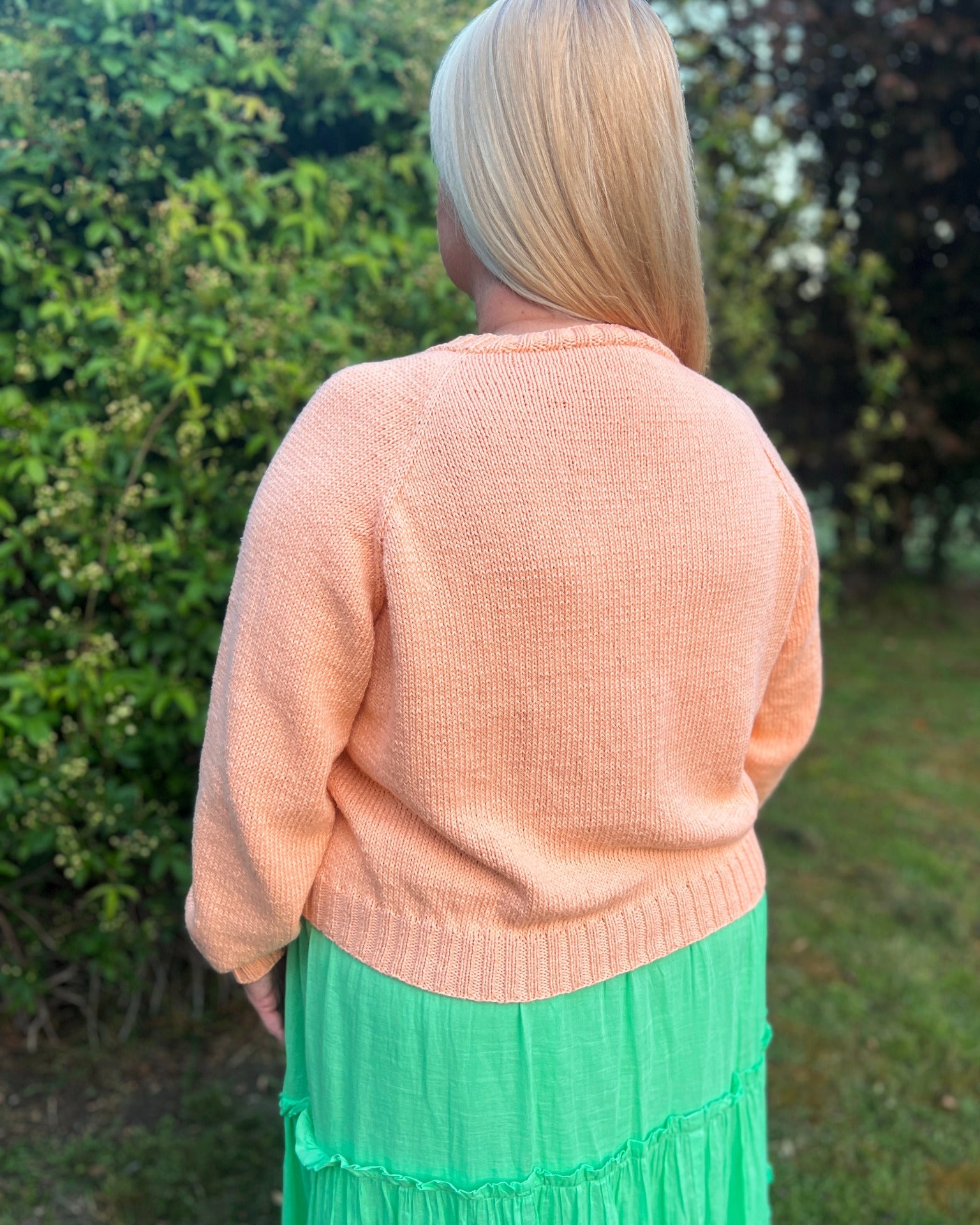 The Charlotte Top-Down Raglan Cardigan - Women's Knitting Pattern | PT 8722