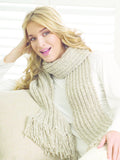 Easy Rib Scarf in 14 ply - Free Knitting Pattern