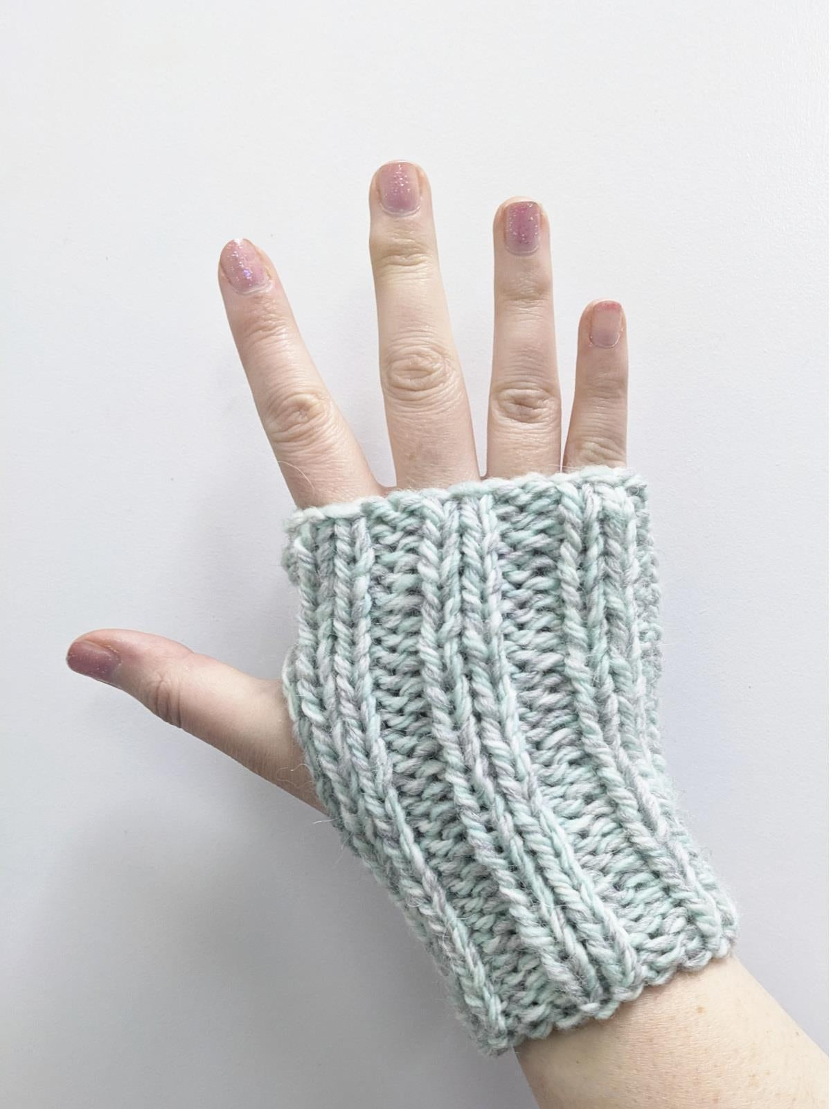 Chunky Hand Warmers - Free Knit or Crochet Pattern