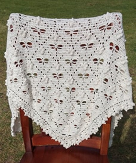 On Cotton Wings of a Dragonfly Shawl PDF