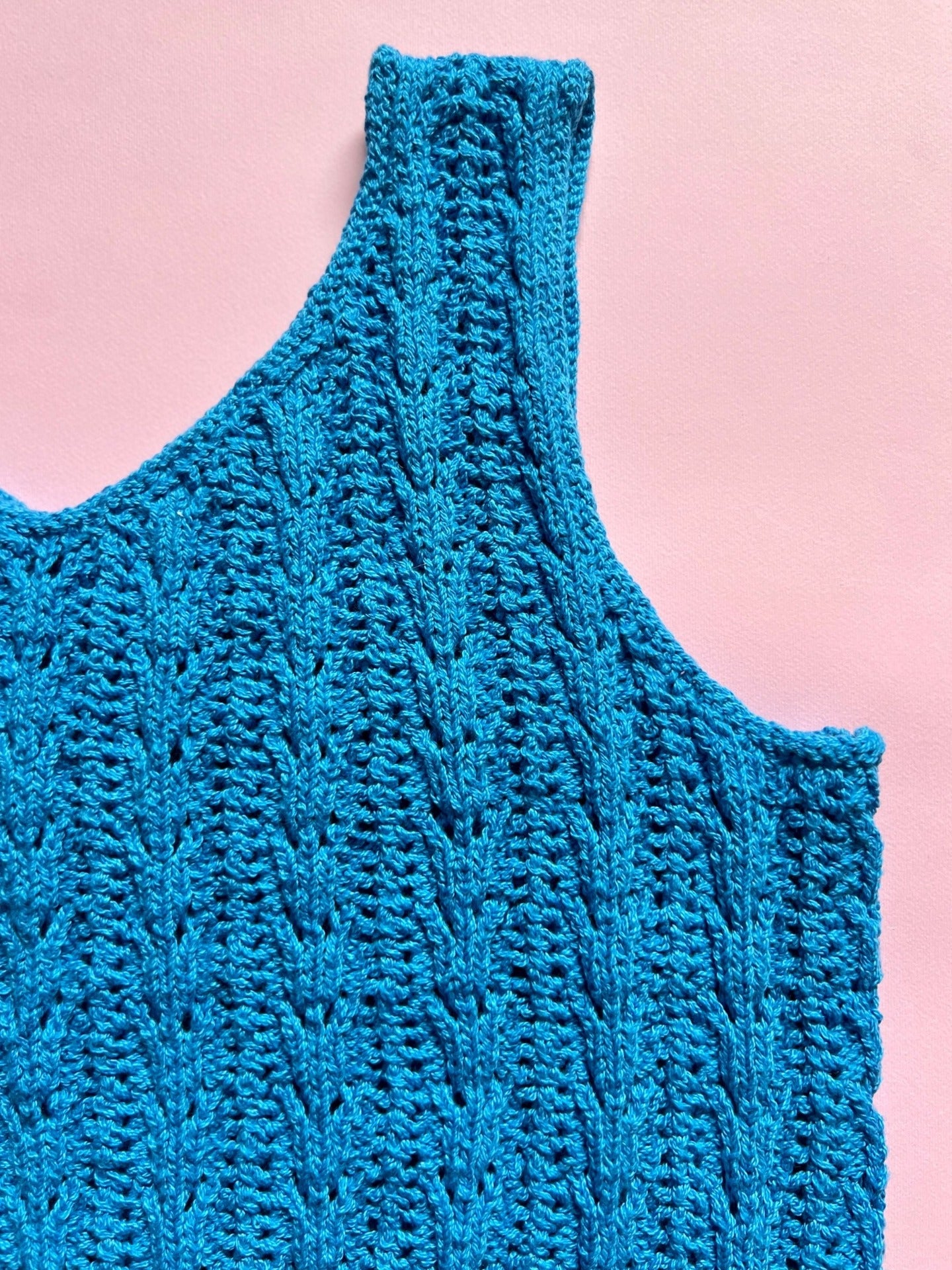 The Stella Lace Tank Top - Adults Knitting Pattern | PT 8670