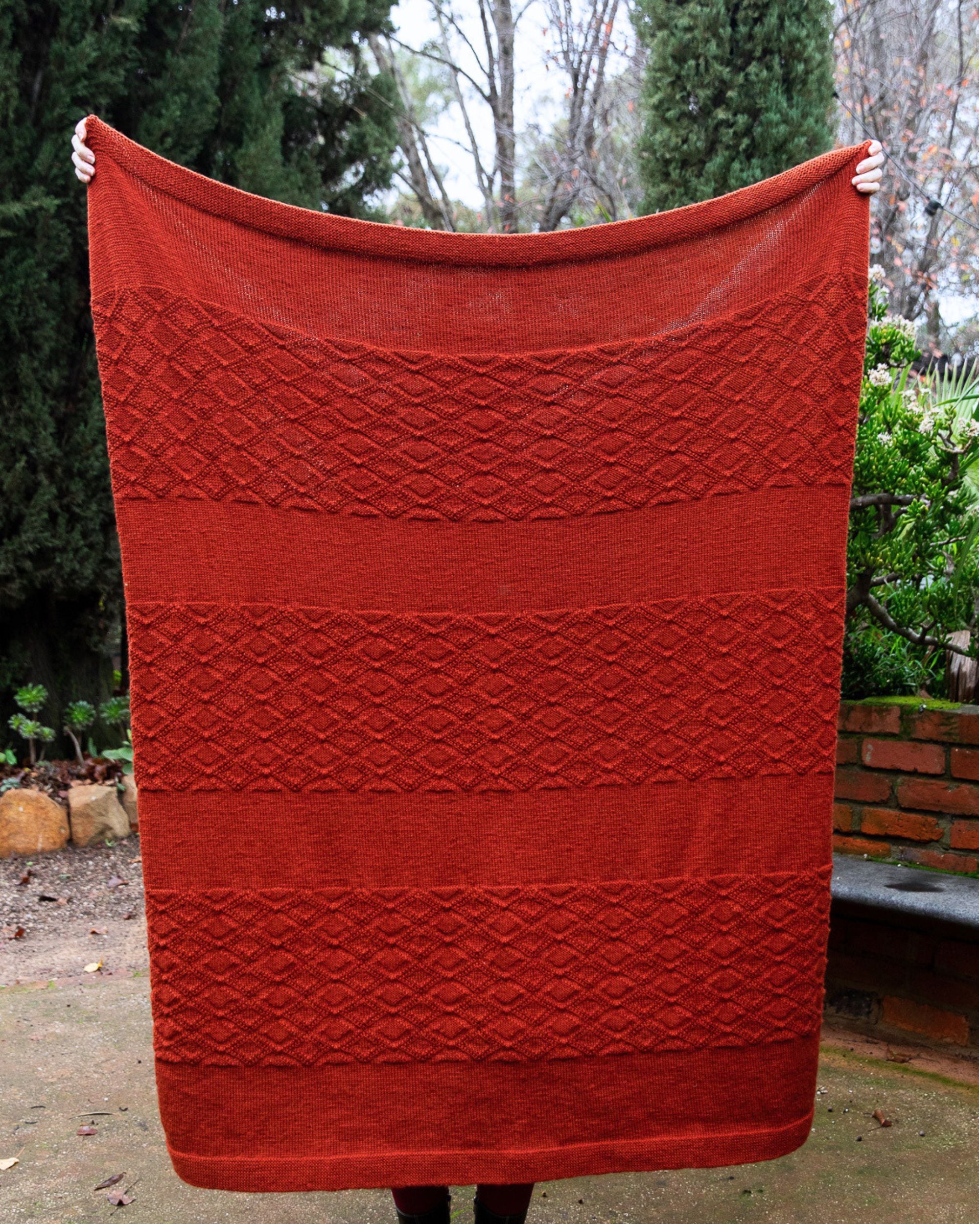 Crossed Paths Blanket - Knitting Pattern | PT 8741