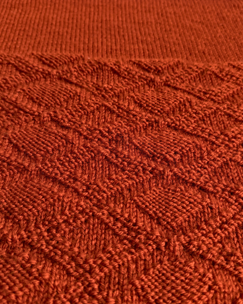 Crossed Paths Blanket - Knitting Pattern | PT 8741