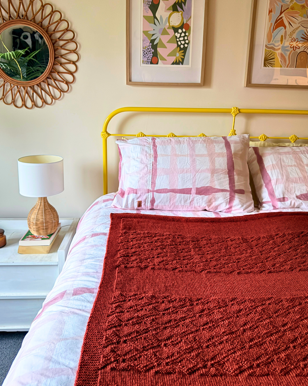 Crossed Paths Blanket - Knitting Pattern | PT 8741