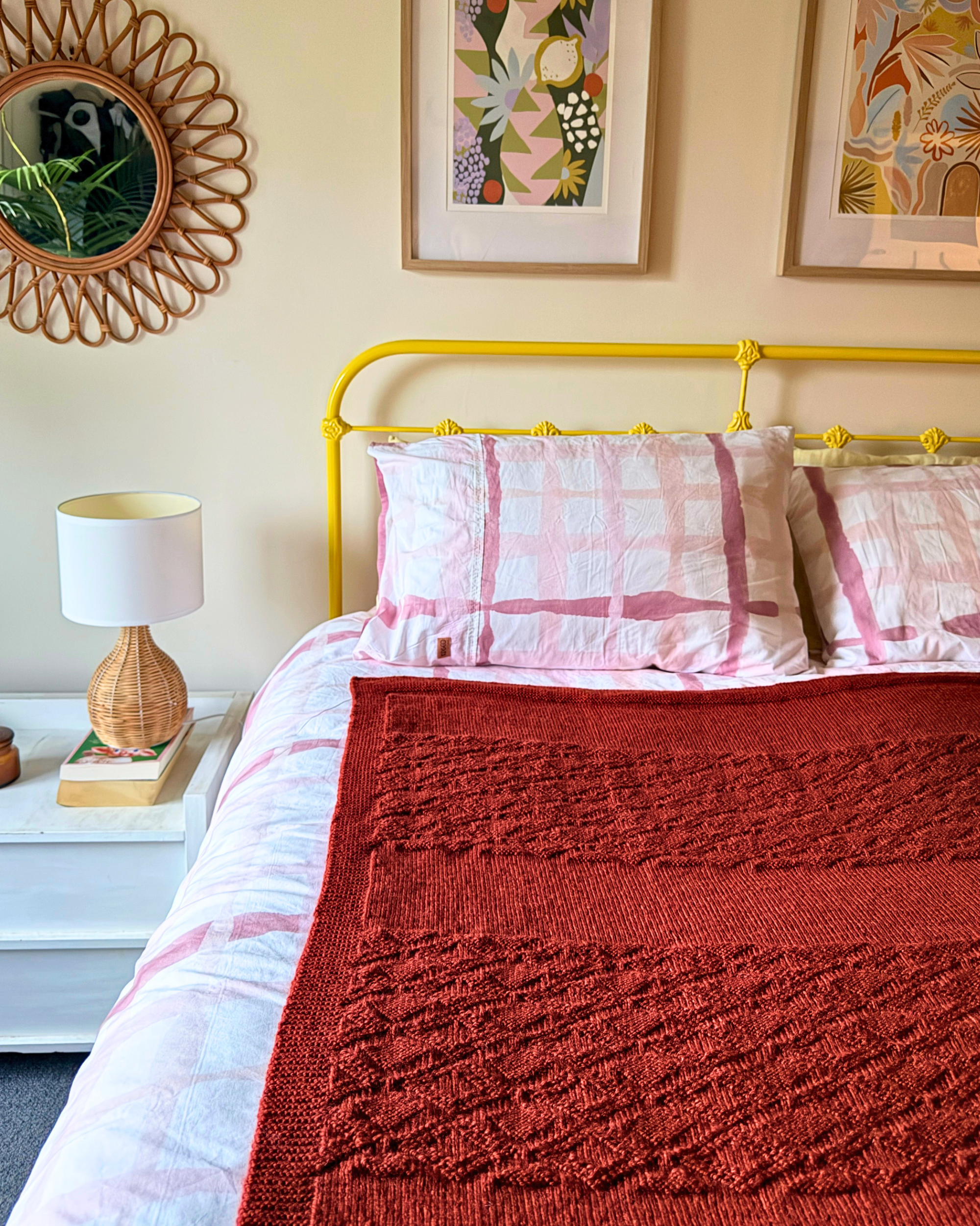 Crossed Paths Blanket - Knitting Pattern | PT 8741