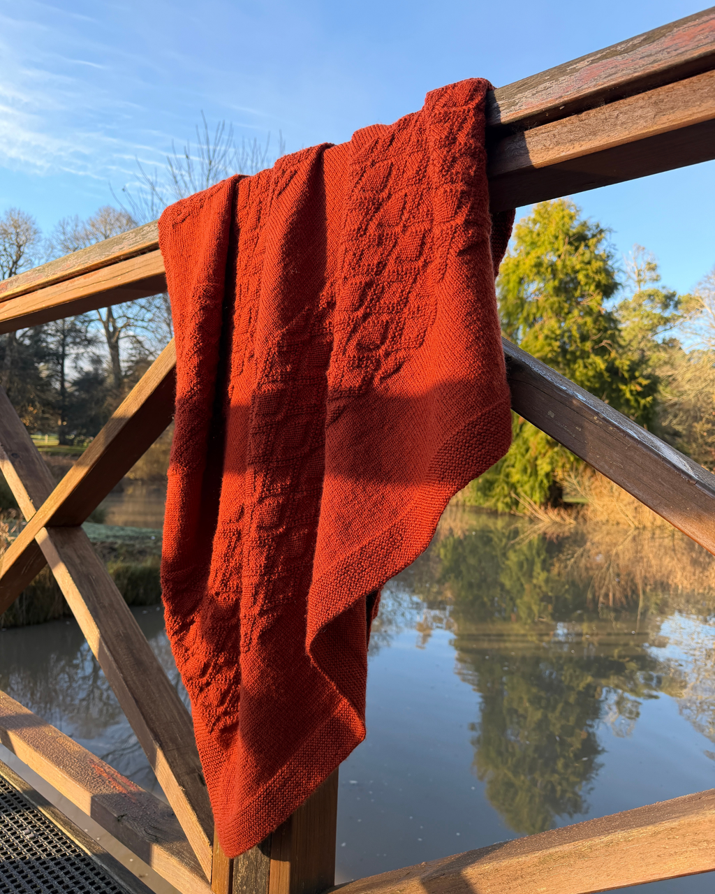 Crossed Paths Blanket - Knitting Pattern | PT 8741