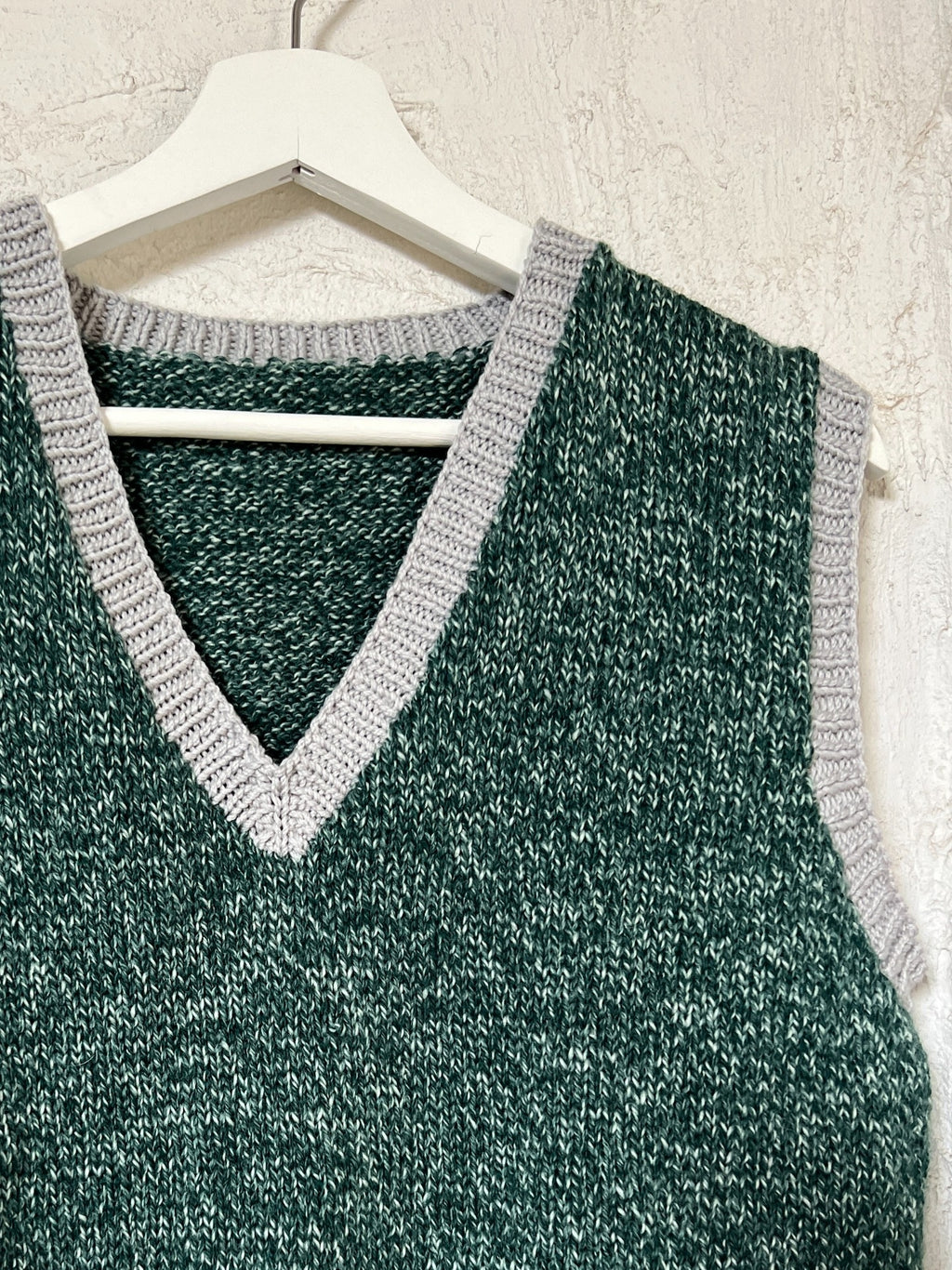 The Grace V-Neck Vest - Free Adult Knitting Pattern