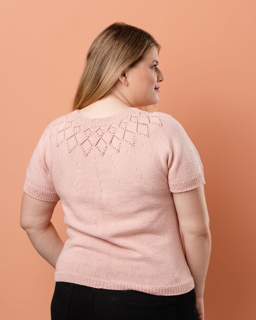The Demi Diamond Top - Women's Knitting Pattern | PT 8721