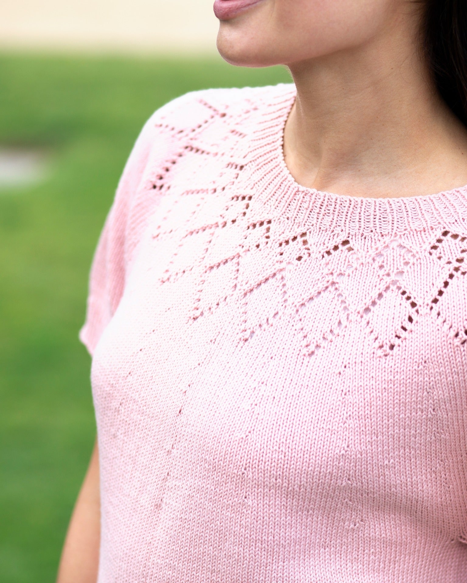 The Demi Diamond Top - Women's Knitting Pattern | PT 8721
