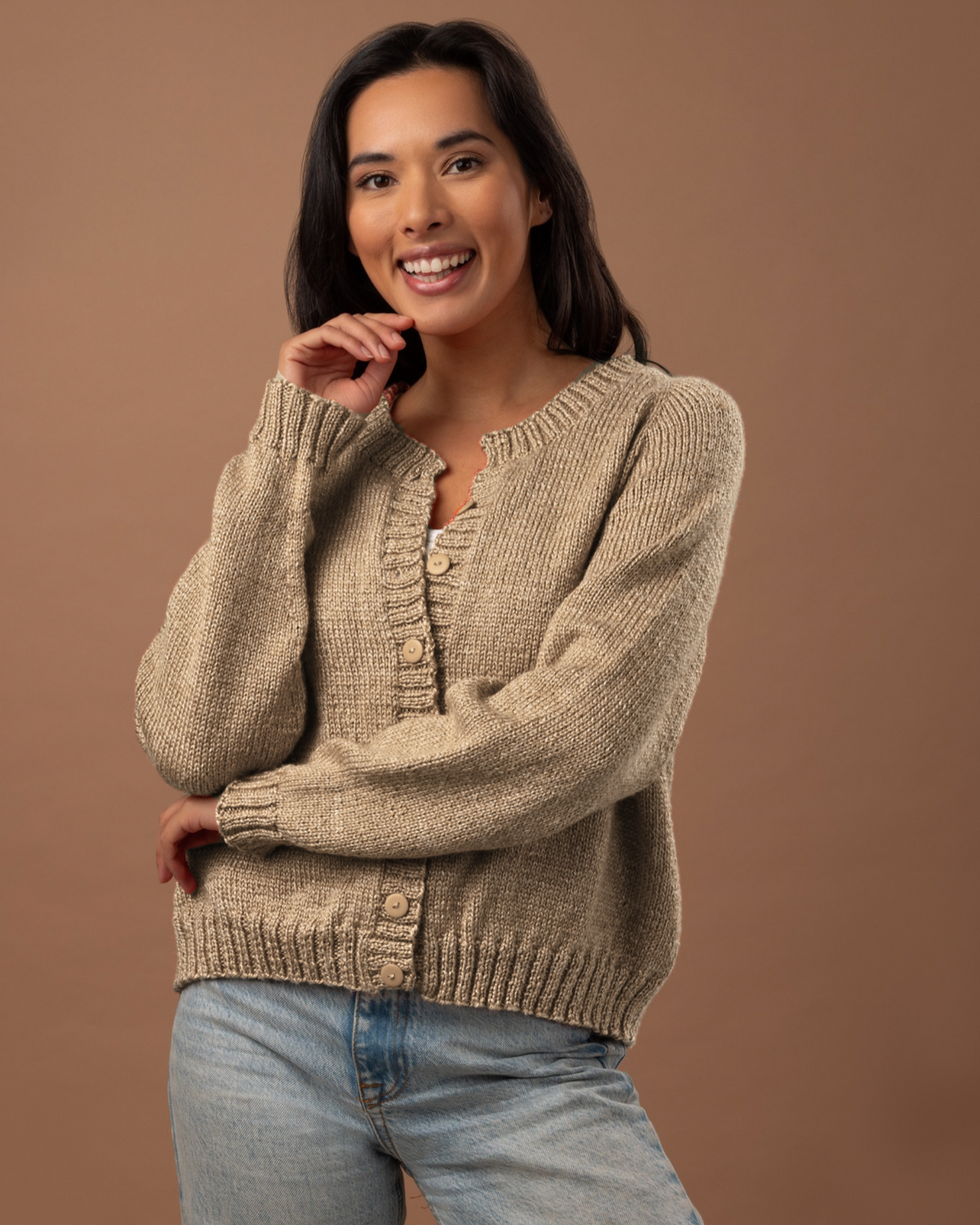 The Beatrice Raglan Top-Down Cardigan | PT 8718