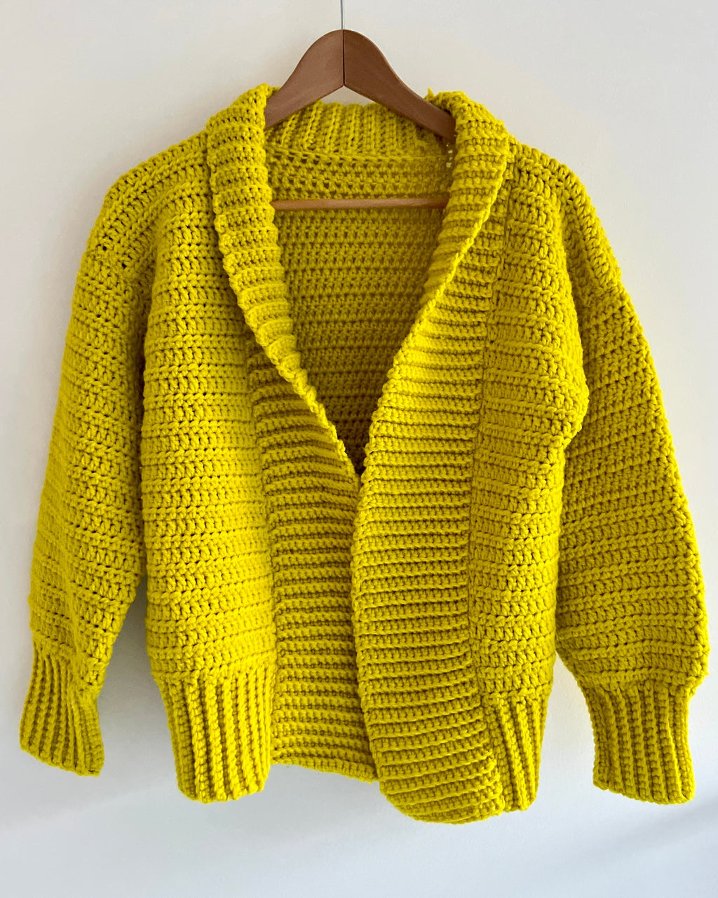 The Eva Crochet Cardigan - Chunky Yarn - Adult Crochet Pattern | PT 8695