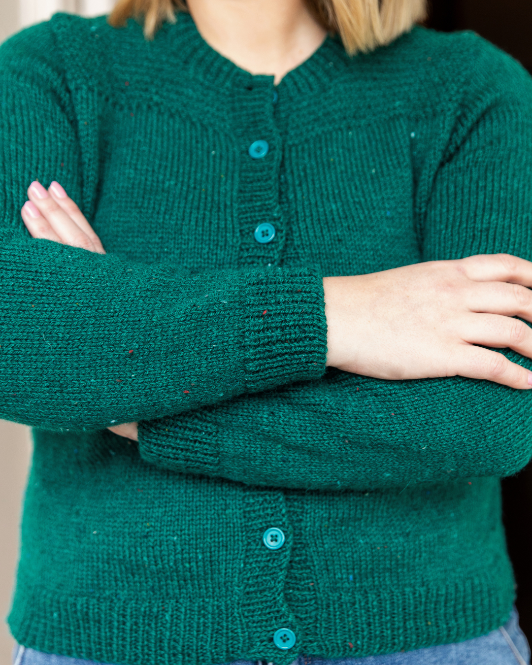 PT 8503 - Moss Shoulder Cardigan - Knitting Pattern