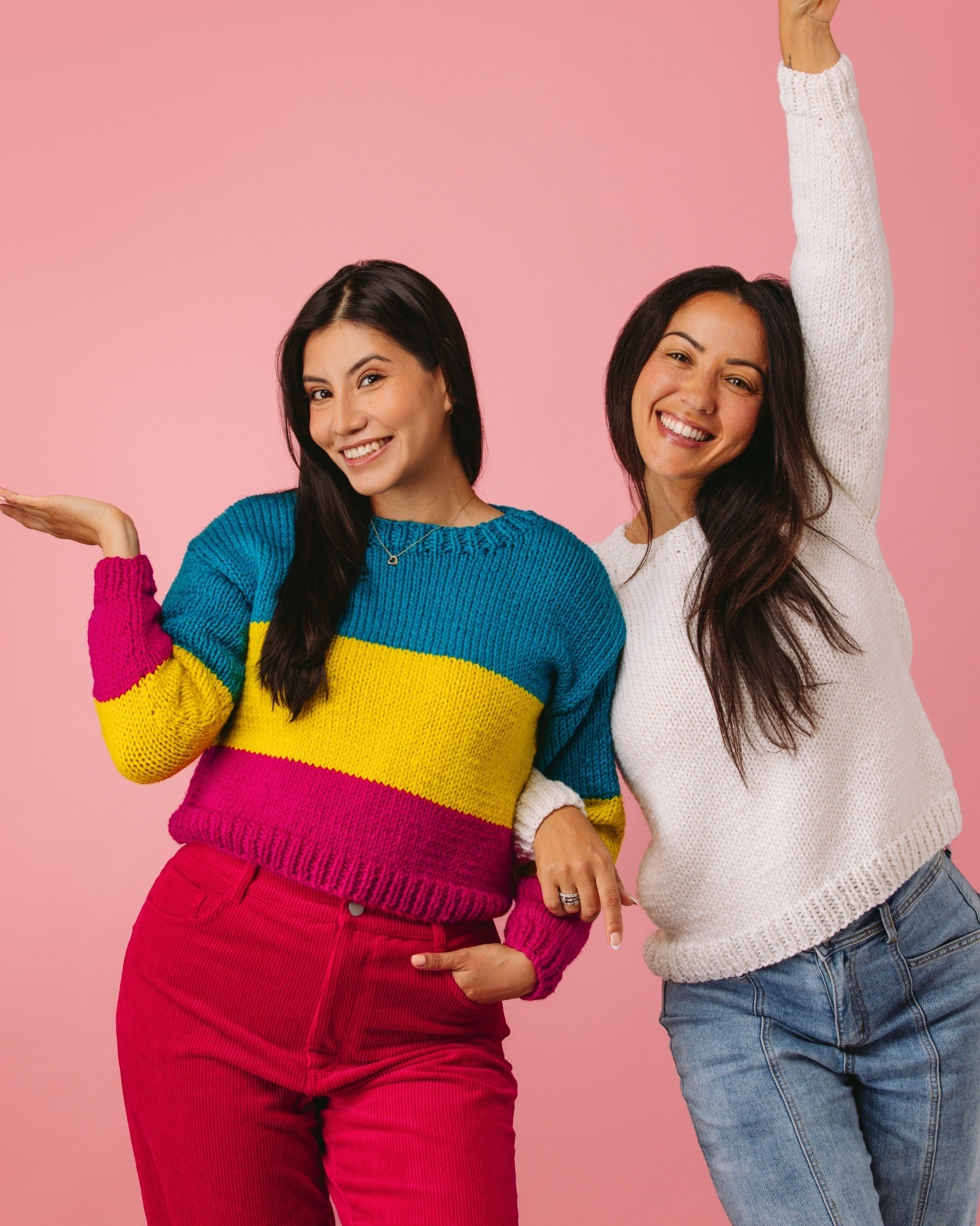 The Eliza Jumper - Chunky Yarn - Adult Knitting Pattern | PT 8697