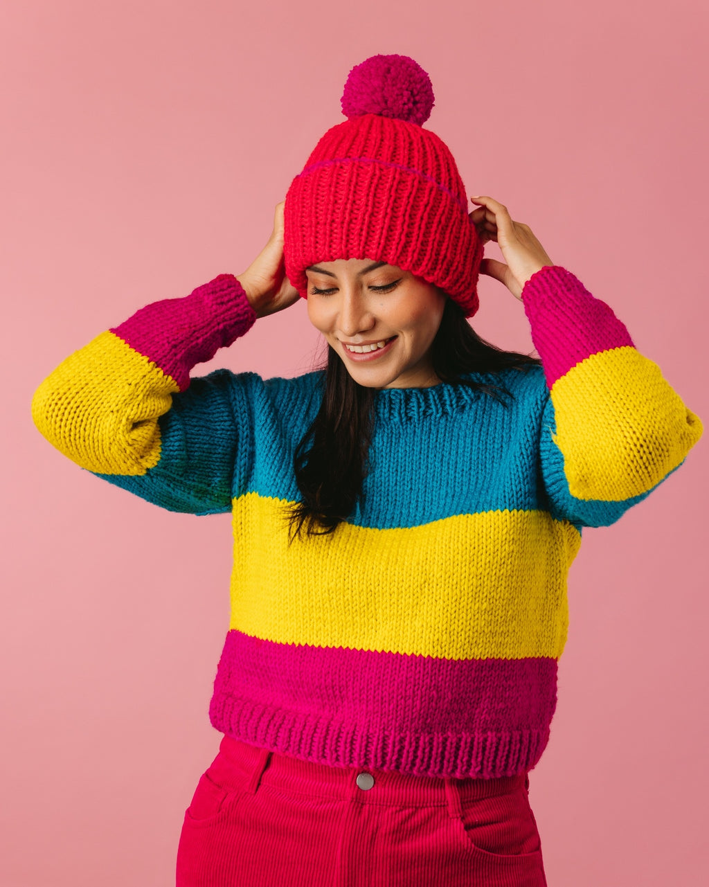 The Eliza Jumper - Chunky Yarn - Adult Knitting Pattern | PT 8697