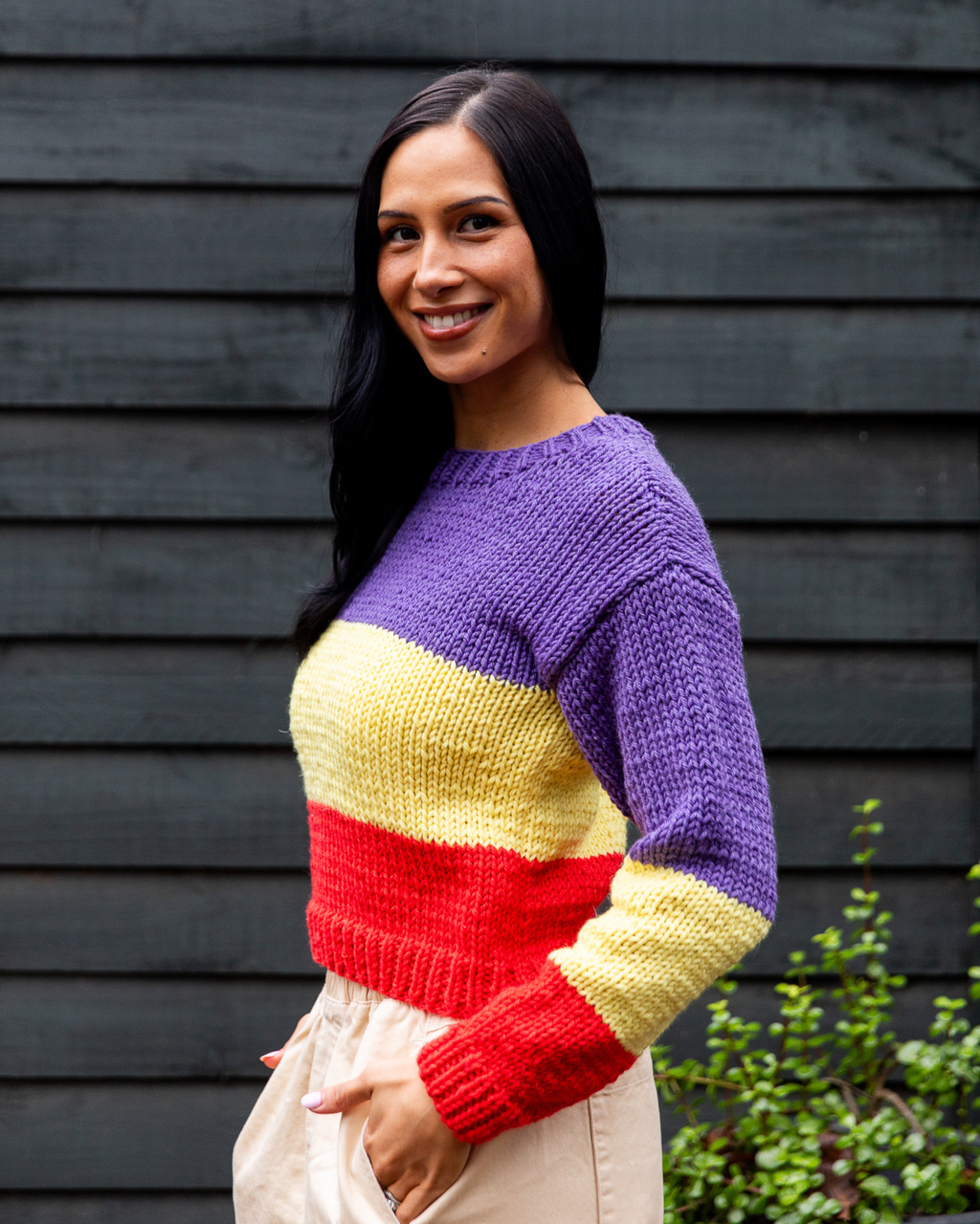 The Eliza Jumper - Chunky Yarn - Adult Knitting Pattern | PT 8697