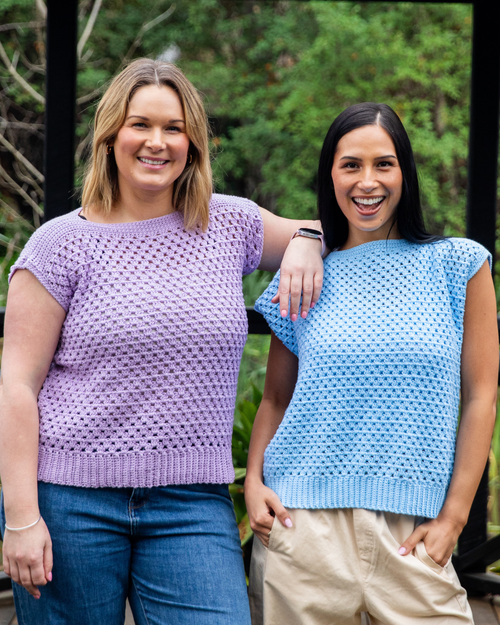 The Elsie Crochet Top - Women's Crochet Pattern | PT 8752