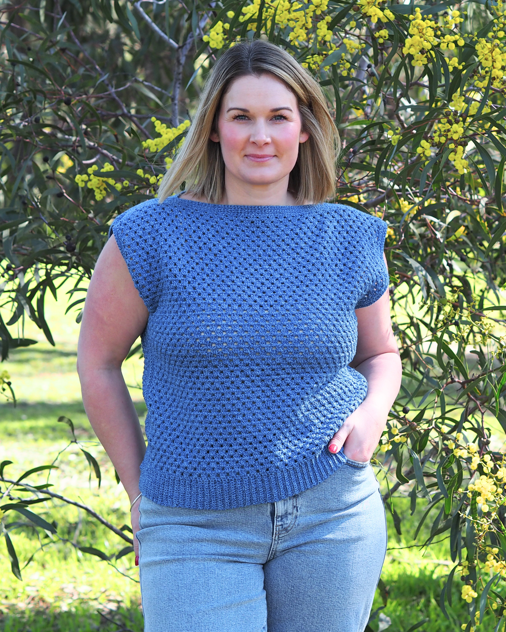 The Elsie Crochet Top - Women's Crochet Pattern | PT 8752