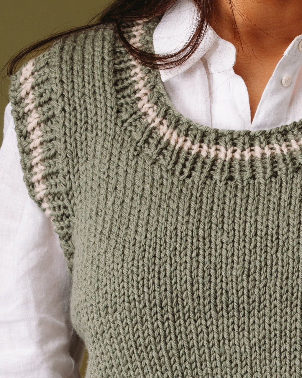 The Emma Vest - Chunky Yarn - Adult Knitting Pattern | PT 8699