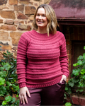 The Evelyn Top-Down Jumper - Women's Knitting Pattern | PT 8747