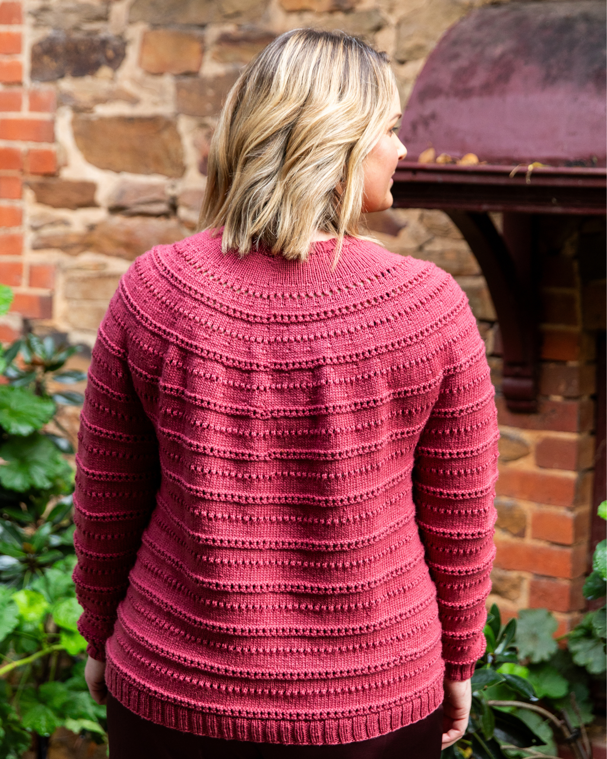 The Evelyn Top-Down Jumper - Women's Knitting Pattern | PT 8747
