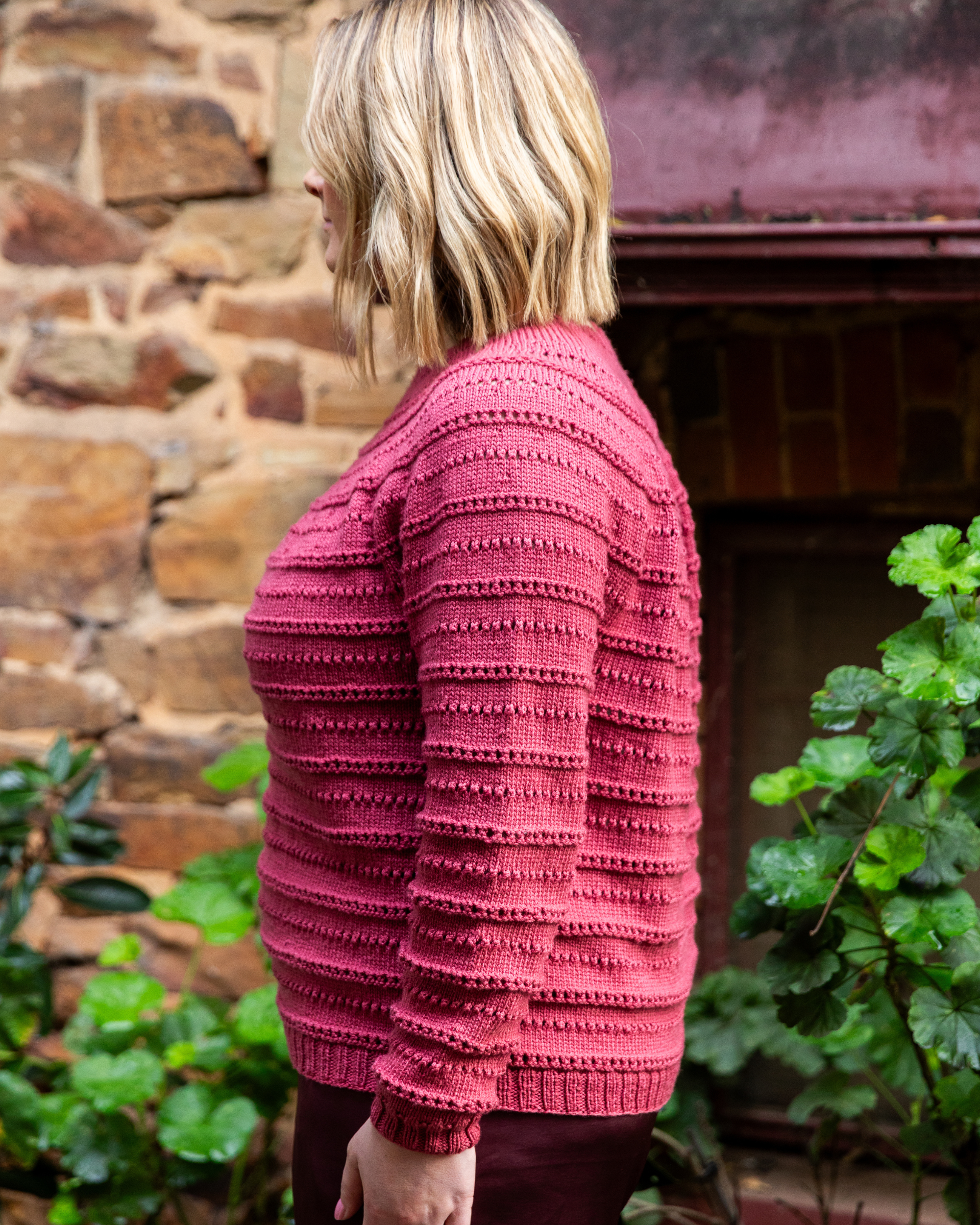 The Evelyn Top-Down Jumper - Women's Knitting Pattern | PT 8747