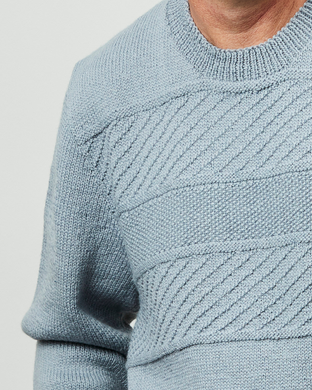 PT 8604 Textured Panel Jumper - Knitting Pattern