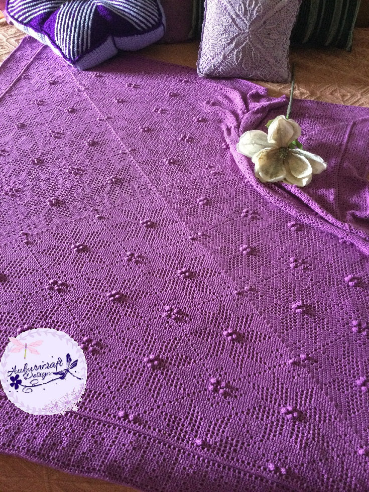 Flowers Don't Tell, But I DO Blanket PDF