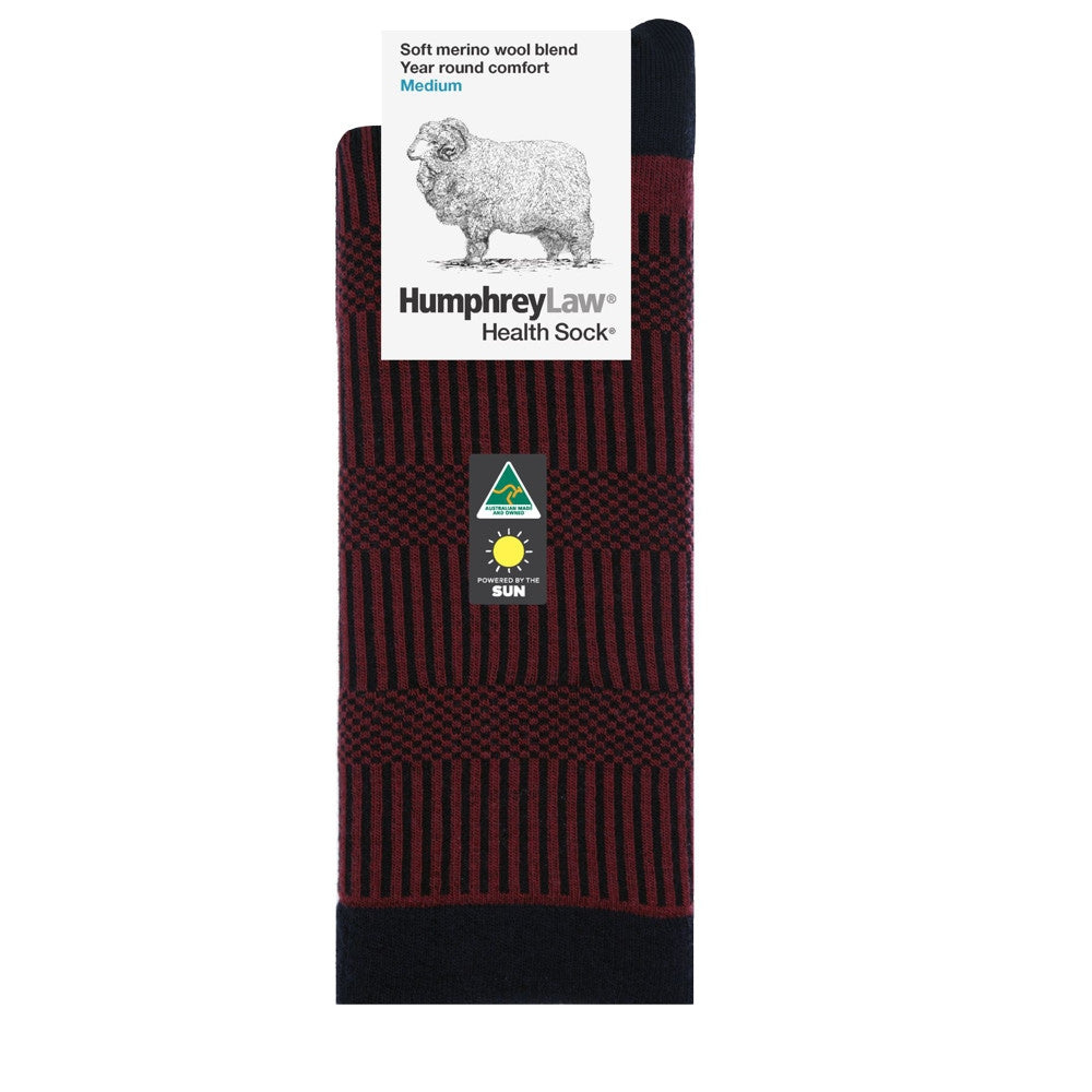 Style CX - The Geometric 65% Fine Merino Wool Men's Sock