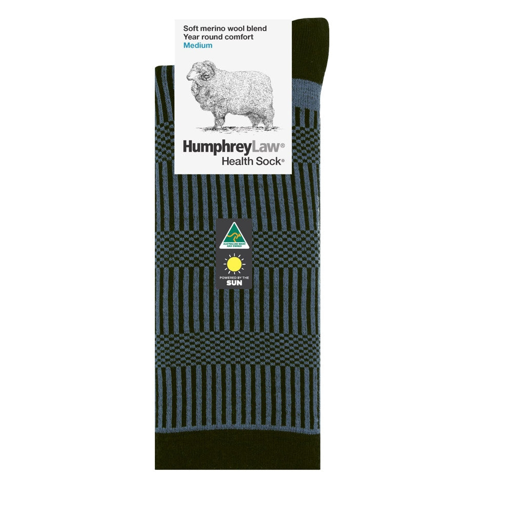 Style CX - The Geometric 65% Fine Merino Wool Men's Sock