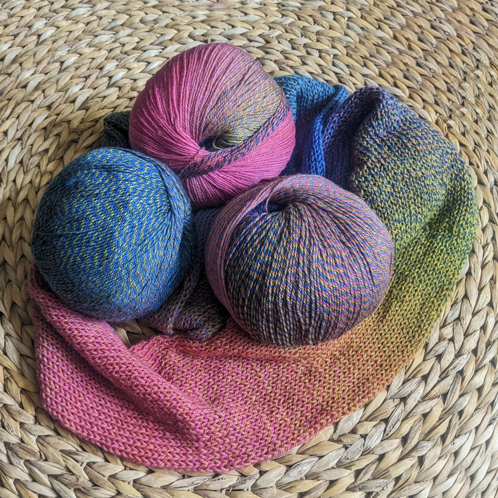 Multicoloured Sock Yarn 4 ply