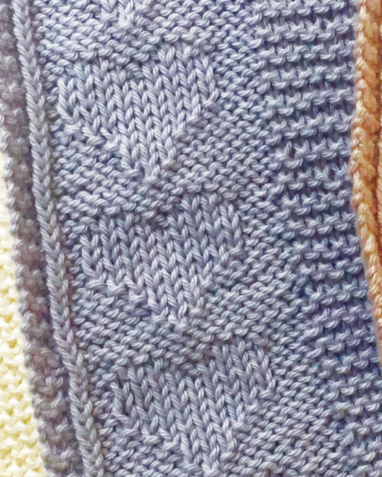 PT 8506 - 4 Ply Blanket with Heart Border - Knitting Pattern