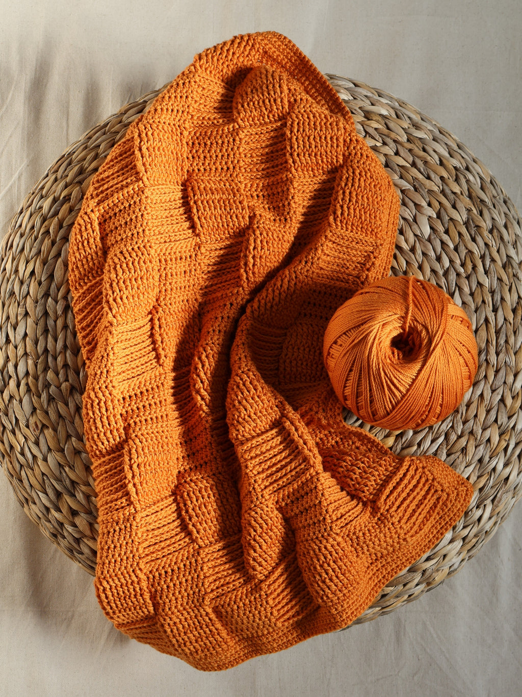 PT 8666 Checkerboard Baby Blanket - Knitting or Crochet Pattern