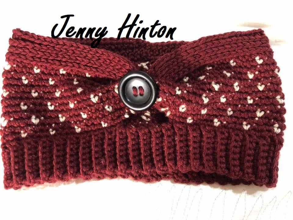 Autumn Snowdrops Keyhole Head Warmer PDF